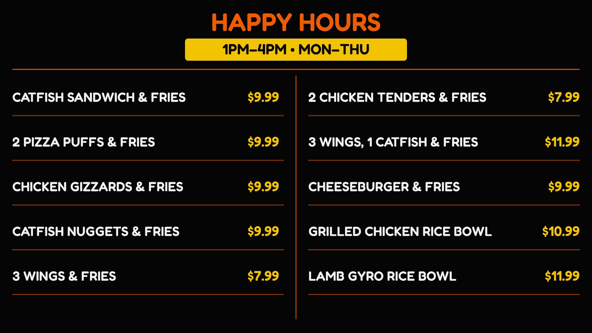 St. Paul Happy Hour specials